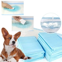 disposable pet mattress diapers thickening pets diapers pet indoor toilet training pad pads absorbent mat 3050100pcs blue