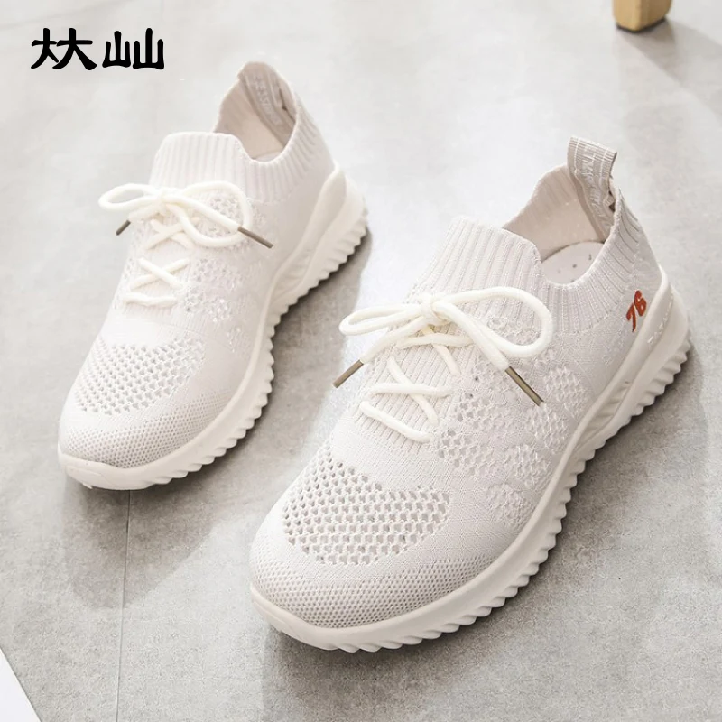 Бишен летние Для женщин Спортивная Обувь с дышащей сеткой светильник обувь на