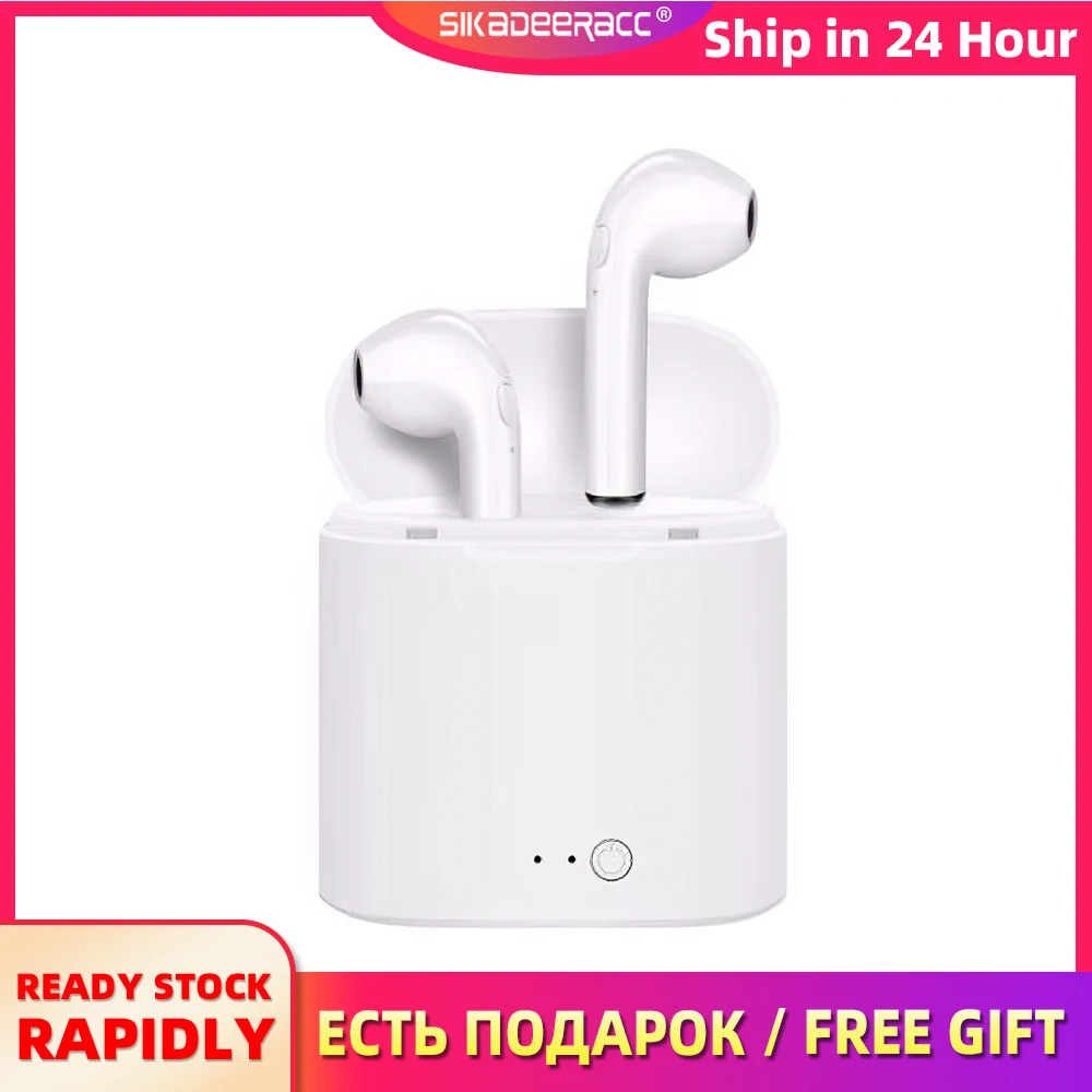 I7 мини беспроводные Bluetooth 5 0 наушники для iPhone Huawei Tablet In Ear Earbud Handsfree универсальная