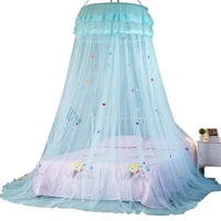 universal round lace bedcover curtain dome bed canopy princess mosquito net hanging kids baby bedding canopy mosquito net