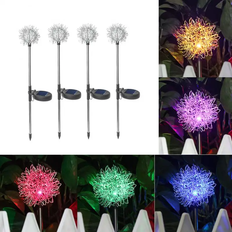 

2021 New LED Solar Light Outdoor Dandelion Lights Garden Decoration String Lamp Courtyard IP44 Waterproof Solar Light Fairy Lamp