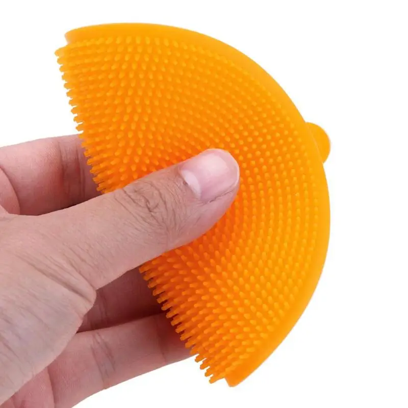 Silicone Dish Bowl Cleaning Brush Multifunction Scouring Pad Pot Pan Washing Wash Brushes Kitchen Cleaner Washing Tool