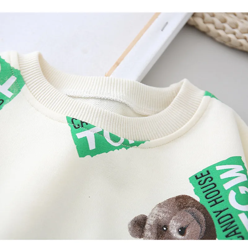 

New Autumn Baby Girls Clothing Fashion Children Boys Cartoon Sport T-Shirt Pants 2Pcs/Set Toddler Active Clothes Kids Tracksuits