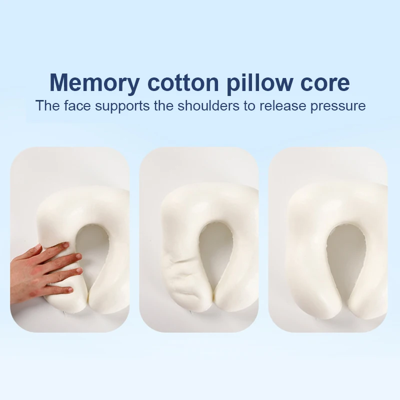 Подушка для шеи из пены с памятью подушка путешествий со съемной крышкой мягкая