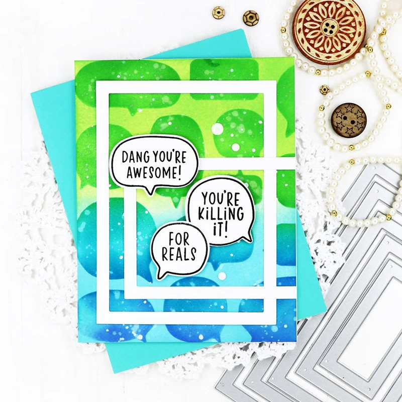 Новинка 2021 года пластиковая защитная пластина трафарет для создания фоновой