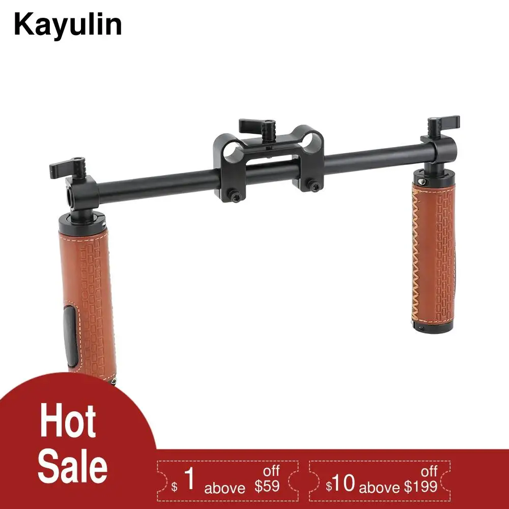 Kayulin ручки (кожа) Руль опорный комплект для DSLR камеры камкордера плечевой