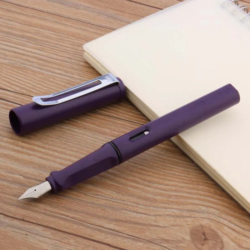 Jinhao 599 матовый фиолетовый лакированный SilverTrim M перьевая ручка