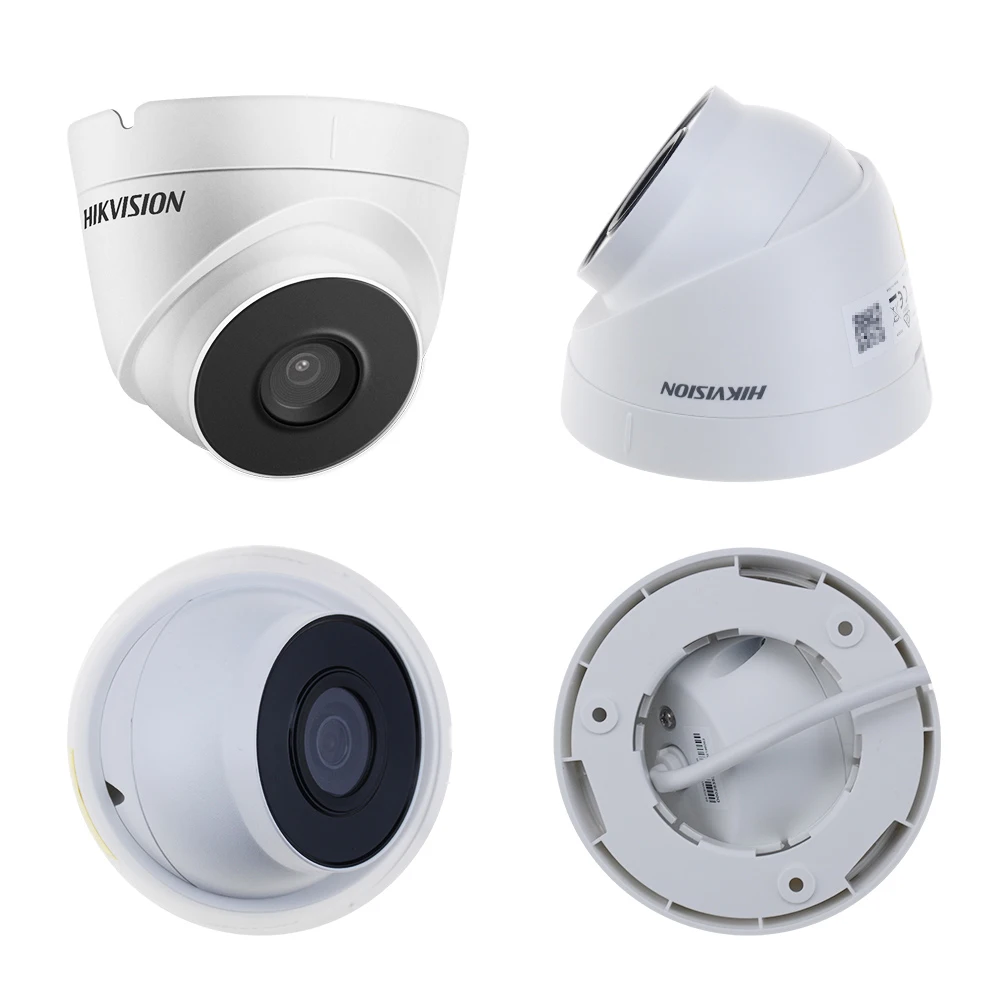 Hikvision IP Камера 4 МП ИК PoE Сетевая купольная DS 2CD1343G0 I видеонаблюдение IP67 IK10 H.265