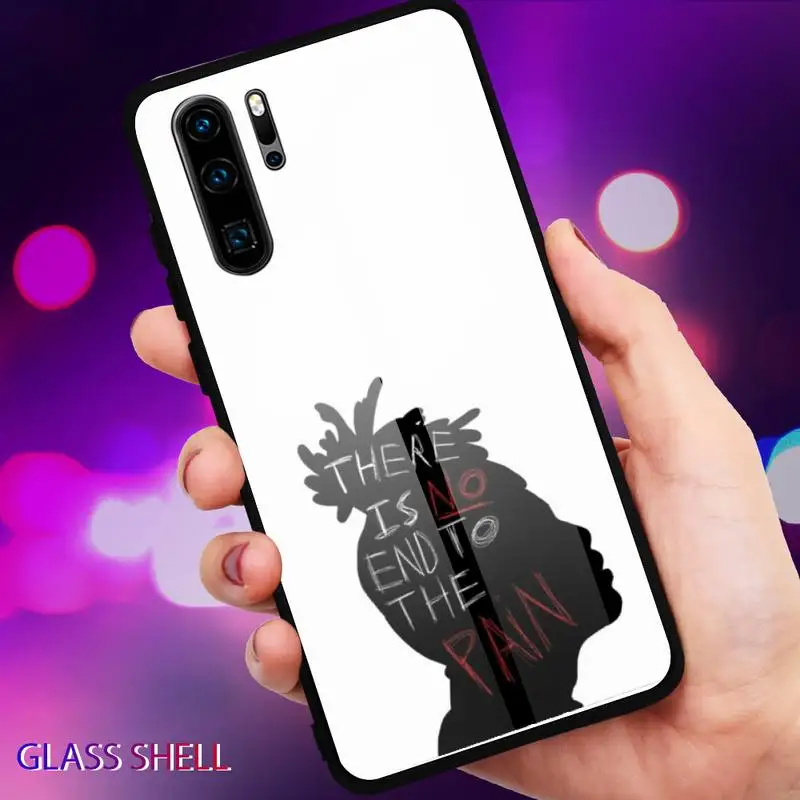 

Rapper XxxTentacion singer Phone Case For Huawei P9 10Plus 20PRO P30 Lite Back Cover Tempered Glass Cases For NOVA 3E Series