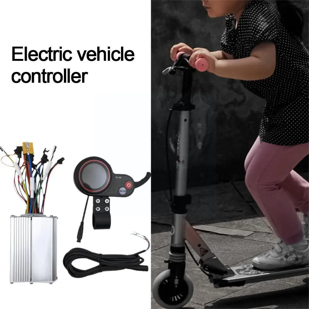 

Electric Vehicle Controller Scooter Controller 36V 48V Battery Controller Lithium Dual-mode 250W Brushless Intelligent 350W