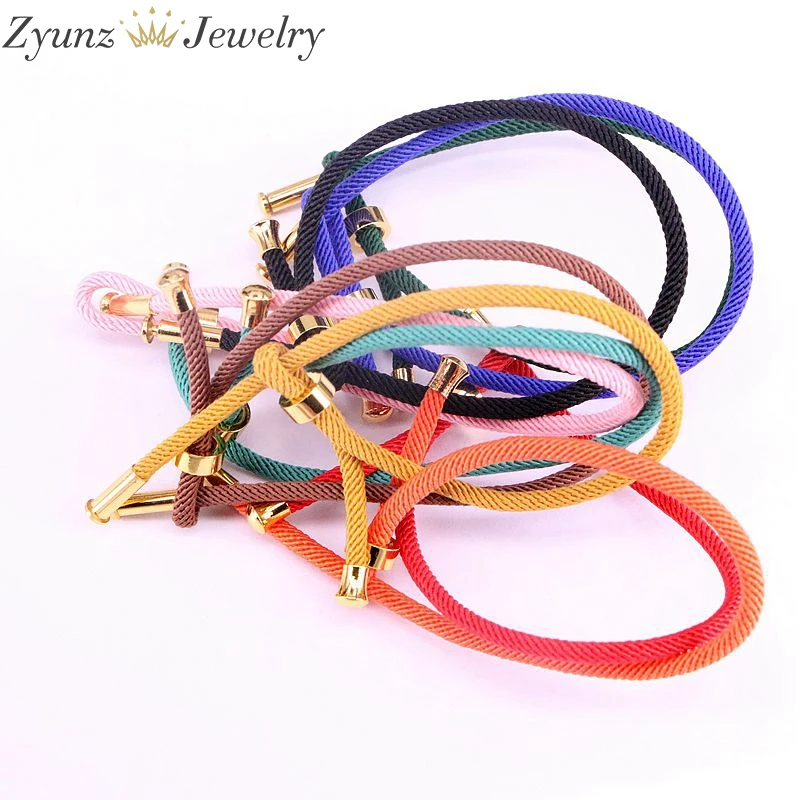 20 шт. вощеная нить хлопковый шнур веревка браслет для изготовления ювелирных
