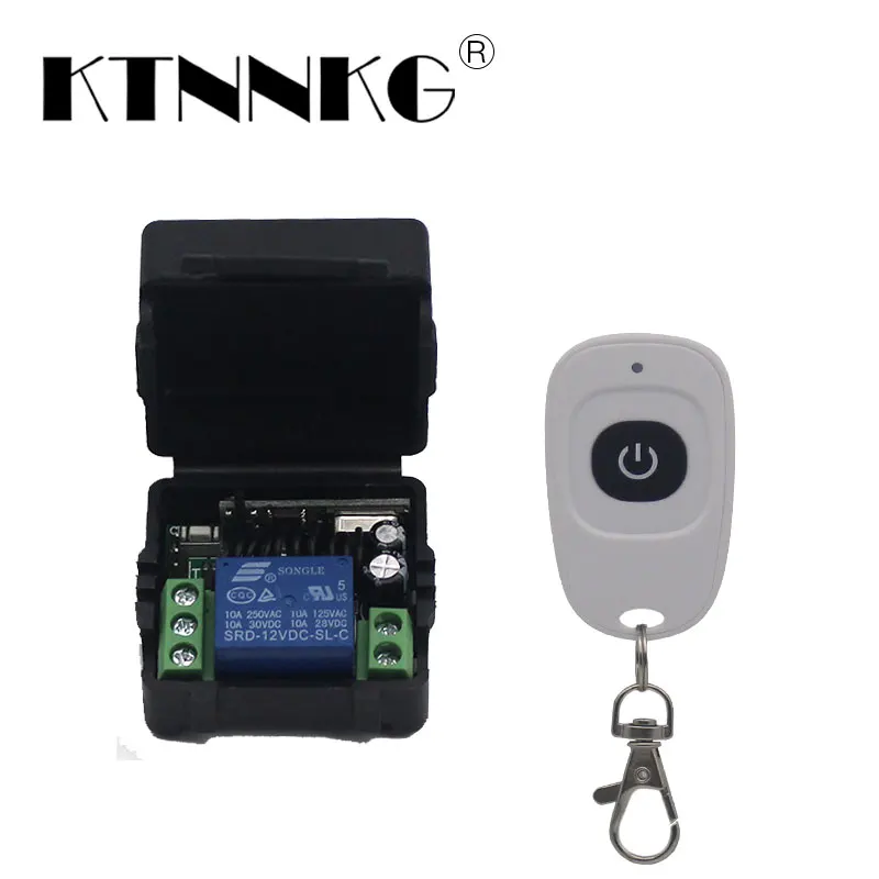 433 МГц DC12V 1 банд беспроводной пульт дистанционного управления самоблокировка