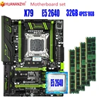 Материнская плата HUANANZHI X79 с Xeon E5 2640 4x8GB = 32GB 1600MHz 12800R DDR3 память ECC REG X79