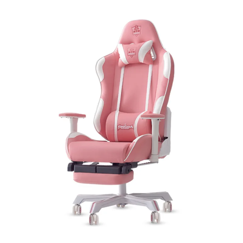 

Office computer chair,lovely pink girls gaming chair,swivel chair,adjustable live gamer chairs.bedroom comfortable chair women