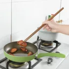Бытовая Посуда, длинные деревянные палочки для еды, палочки для лапши, кухонная лапша, глубокая жареная Горячая кастрюля, палочки для еды в китайском стиле, 38 см