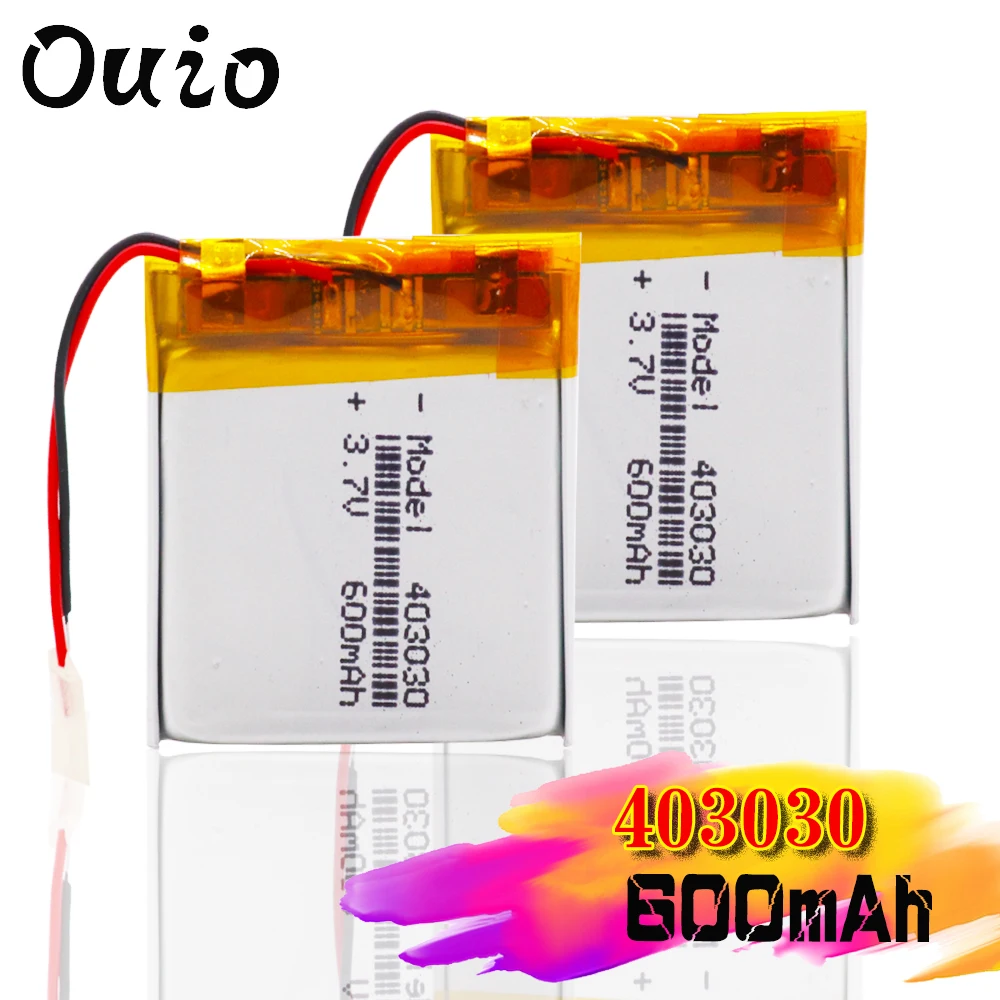 Литий полимерная аккумуляторная батарея 3 7 в 600 мАч литий ионная полимерные