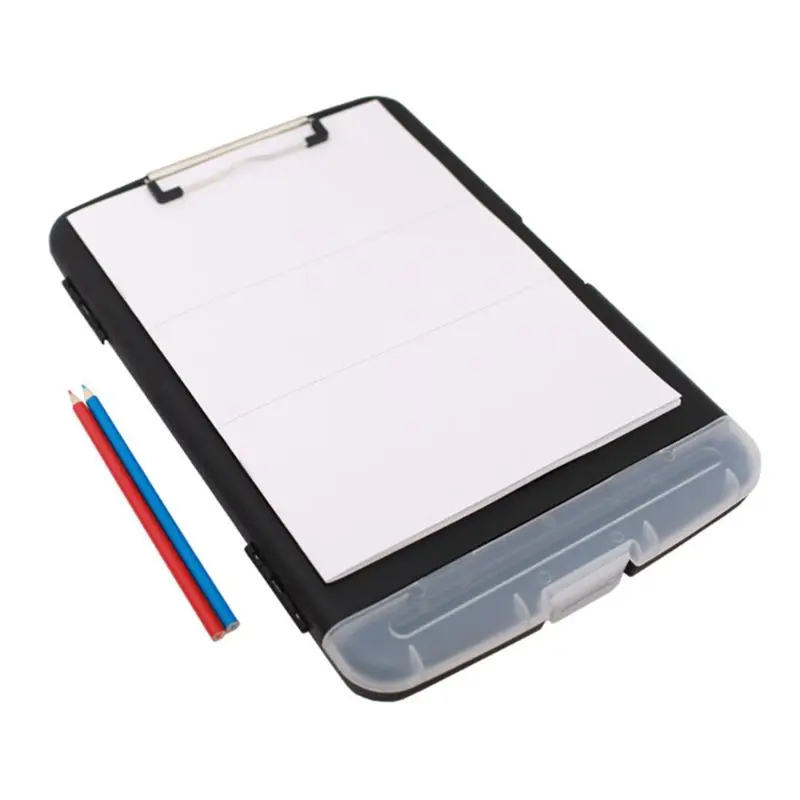 

2021 New Multifunctional File Folder Organizer Clipboard Box Case Pen Holder Stationery
