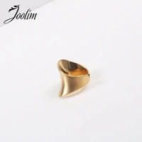 joolim high end pvd symple drawing surface rings for women stainless steel jewelry wholesale
