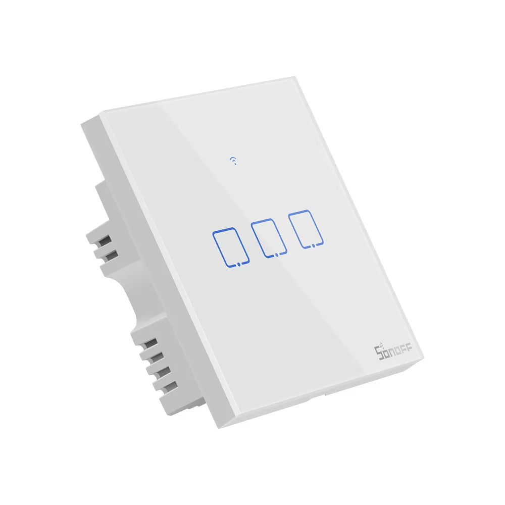 SONOFF T0 Uk TX Series 1/2/3 Gang WiFi умный переключатель для домашней автоматизации Настенные