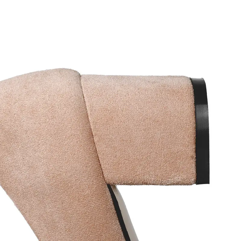 

2020 New arrival in the sheepskin women's pumps shoes square high heel spring and autumn single shoes. size 34-43