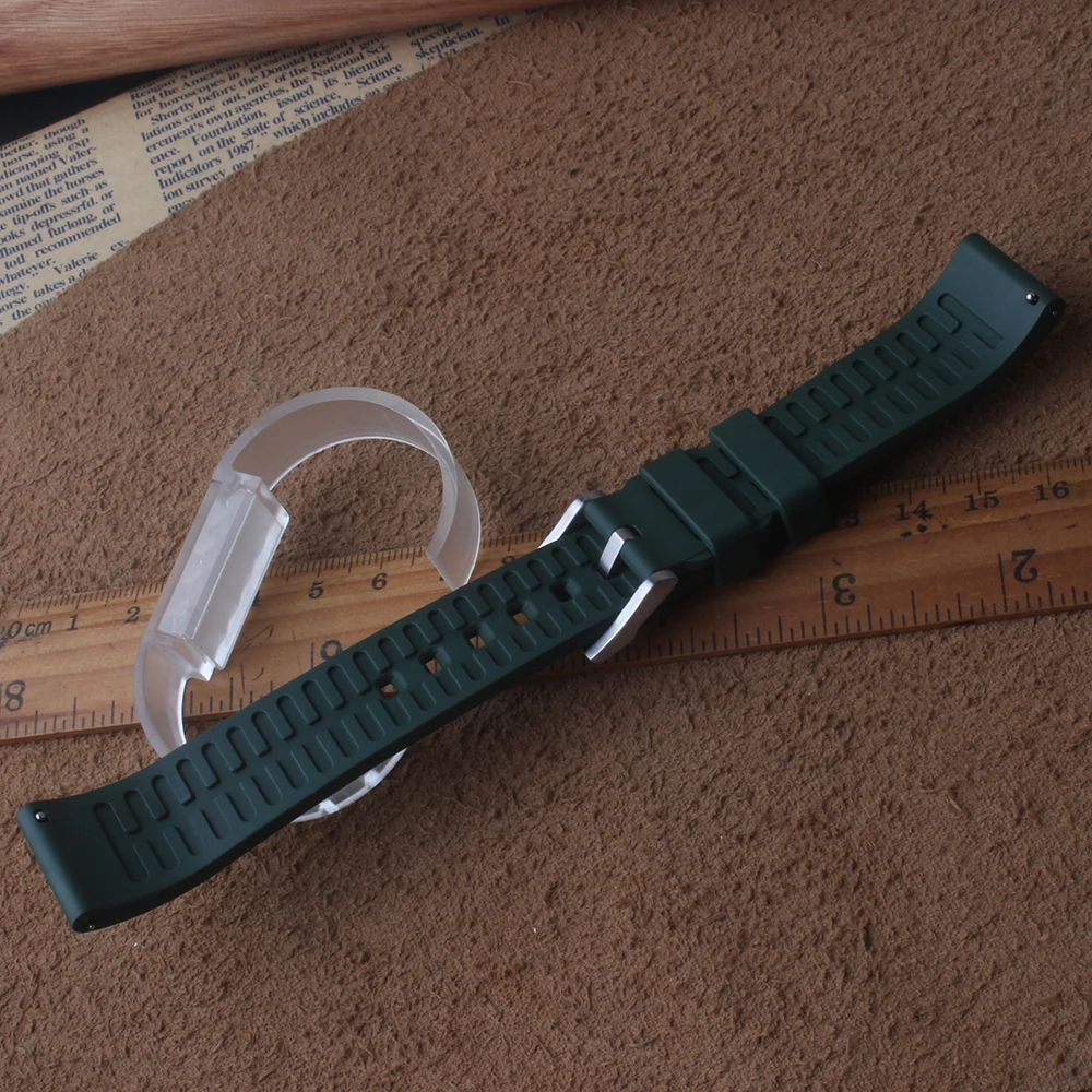 Мягкие силиконовые ремешки для часов сменный спортивный ремешок 20 мм 22