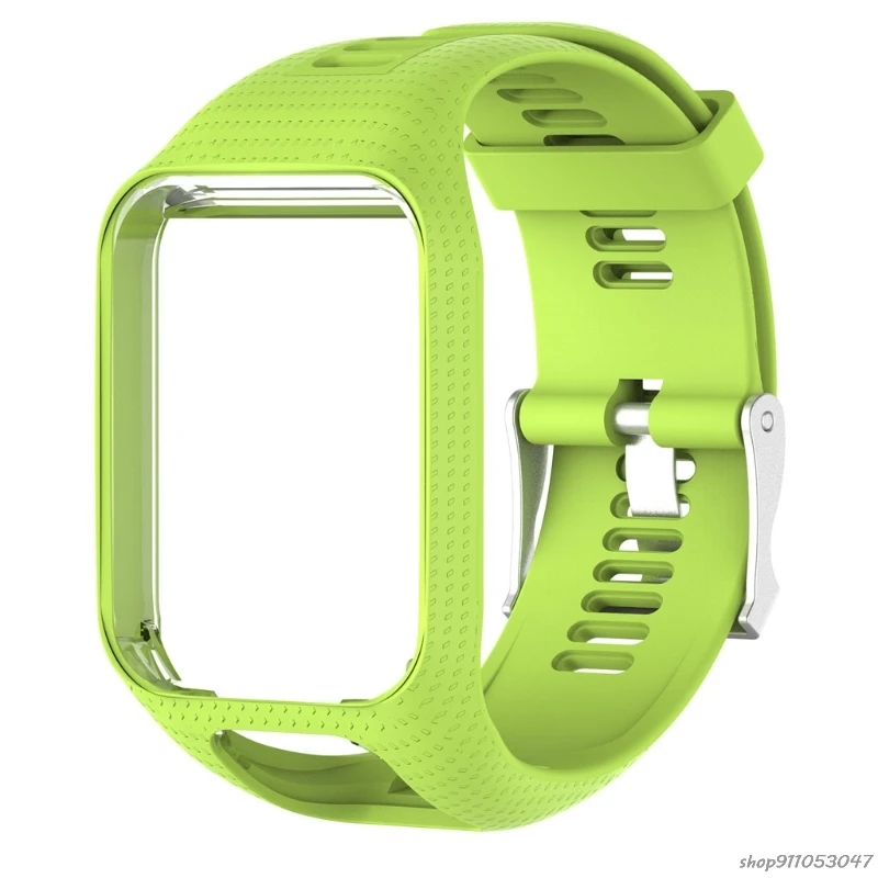 Силиконовый сменный ремешок на запястье для часов TomTom Runner 2 3 Spark GPS J23 21 Прямая