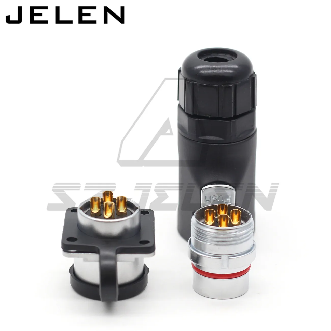 XHE20 Водонепроницаемый разъем 4 контактный кабеля питания гнездо типа и мужской