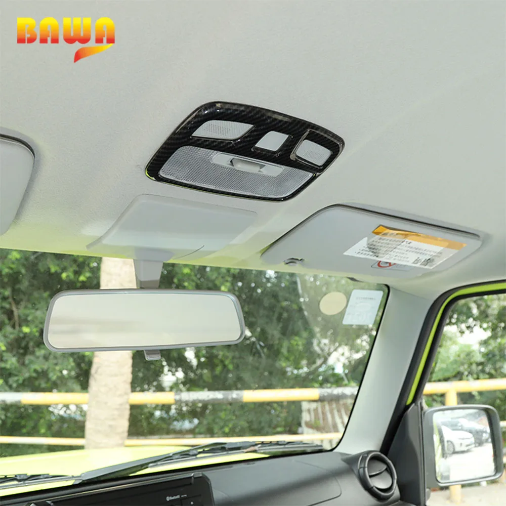 

BAWA Interior Mouldings Car Roof Lamp Trim Frames Reading Light Decoration Cover For Suzuki Jimny 2019 2020