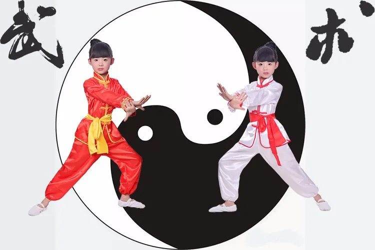 Детская стандартная Униформа кунг фу для мальчиков и девочек|Наборы| |