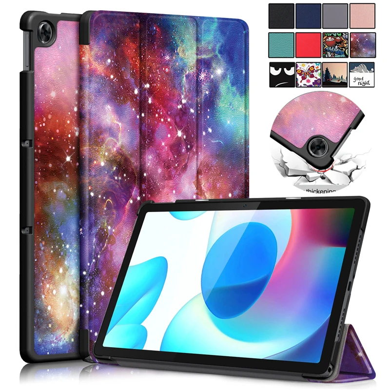 

New Tablet PU Leather Cover for Realme Pad Case 10.4'' Stand Magnetic Case for Realme Pad 2021 10.4 Inch Cover Funda Coque