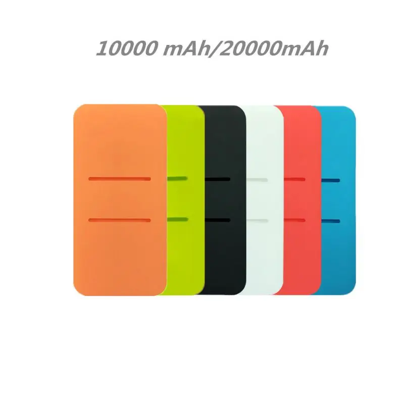 

Silicone Protector Case Cover Skin Sleeve Bag for Redmi 10000/20000mAh Dual USB Power Bank Powerbank Accessory