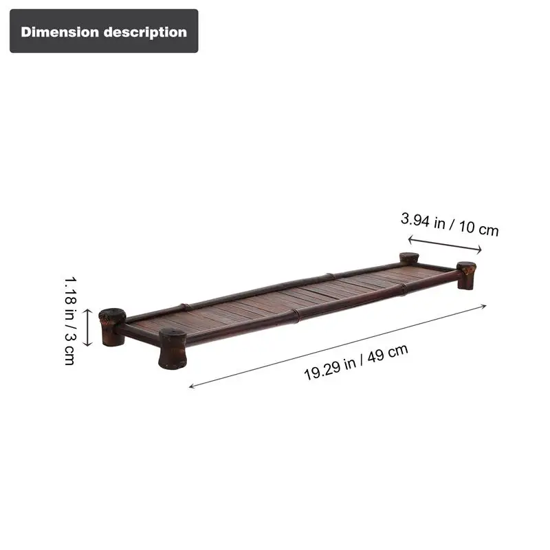

1pc Bamboo Tea Cup Storage Tray Storage Plate Display Stand for Home Tea House