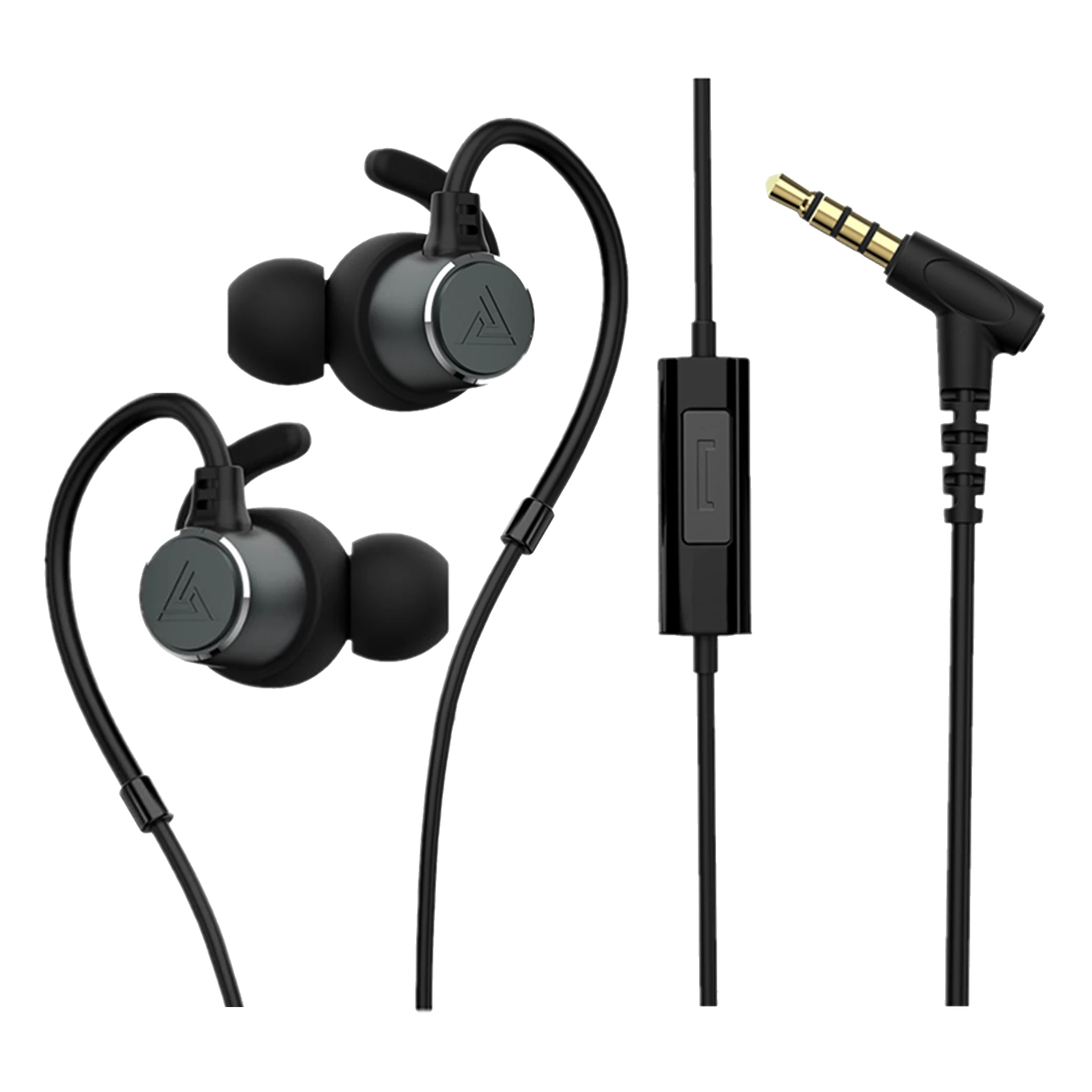 

Проводные Hi-Fi наушники QKZ SK4, двухдинамичные четырехъядерные наушники-вкладыши 3,5 мм с микрофоном, спортивные музыкальные наушники