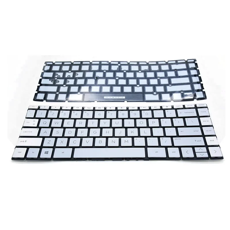 

Laptop US layout keyboard With Backlight for HP 13-ap Silver color