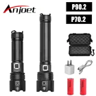 XHP90.2 XHP70.2 светодиодный светильник для вспышки самый мощный светильник для вспышки 18650 26650 USB фонарь для охоты ручной светильник USB Rechargeabl