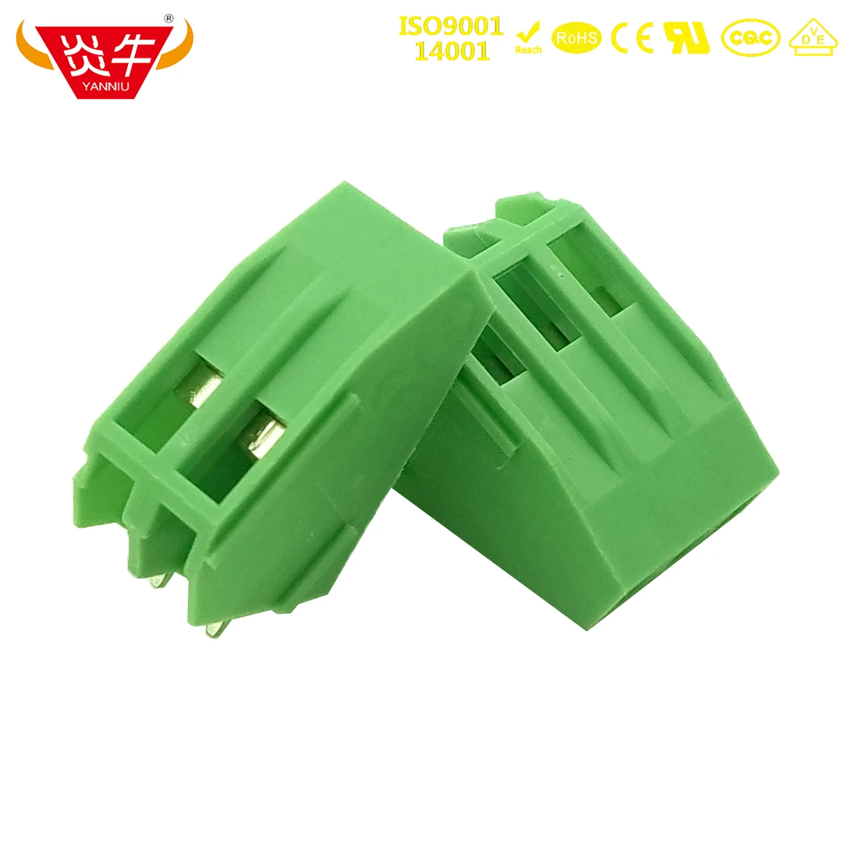 KF104 5 08 2P 3 P PCB универсальные Винтовые клеммные колодки DG104 мм 2PIN 3PIN SMKDS 3/ 2 1713723 | Клеммные колодки -4000065936523