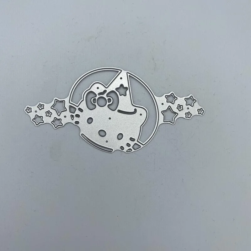 

Pentagram cat metal cutting Dies Scrapbooking Steel Craft Die Cuts paper art emboss Card making Stencil new 2019