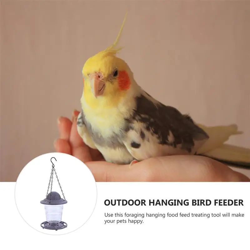 

1Pc Bird Feeding Garden Outdoor Hanging Feeder Bird Feeding Tool Bird Supply