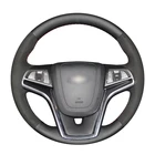Чехлы на руль для Chevrolet Malibu 2011-2014 Volt 2011 2012 2013-2015, черные замшевые, искусственная кожа