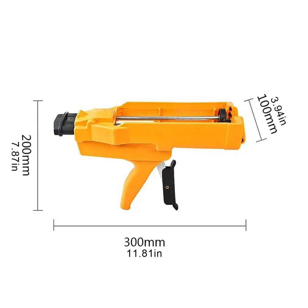 

Lijmpistool 400ml Twee Component AB Epoxy Kit Lijmpistool Applicator Adhensive Squeeze Gemengde 1:1 Manual Kitpistool dispenser