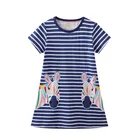 2021 платье для девочек, платья для малышек, летняя детская одежда, платья с короткими рукавами с животным принтом Жираф Vestido Infantil Sukienki Robe Fille; Новинка