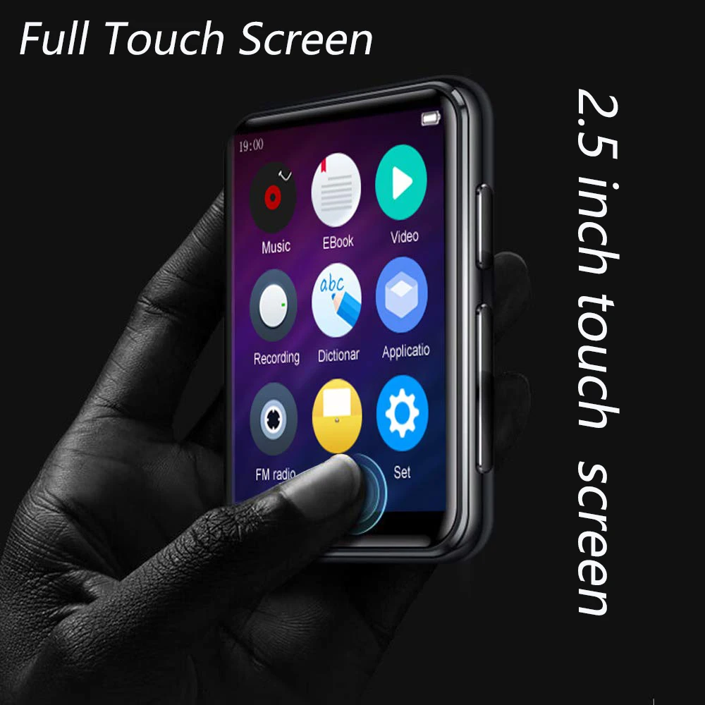 Bluetooth 4,0 MP3-плеер сенсорный экран S8 спортивный музыкальный плеер начальный уровень без потерь MP3 музыкальный плеер рекордер электронная книга металл