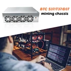 _ T37 D37 шасси для майнинга, чехол для майнинга с 4 вентиляционными шкафами, поддержка 8 графических карт, GPU для криптовалюты, BTC, ETH, биткоина, эфириума
