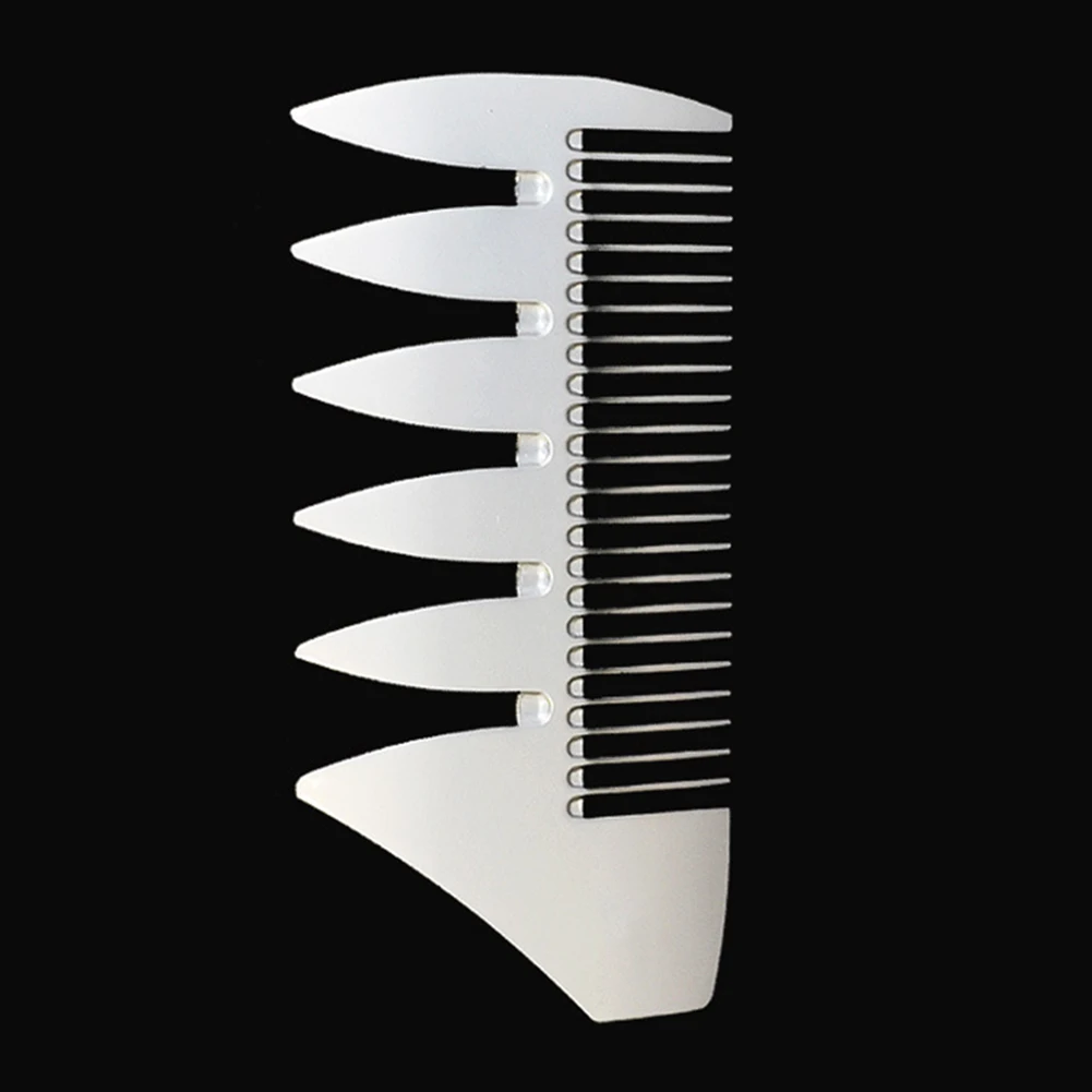 2 в 1 легкая двухсторонняя Расческа для бороды из цинкового сплава|Расчески| |
