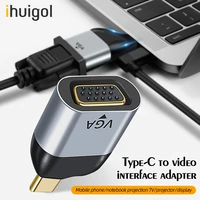 ihuigol 8k type c to hdmi compatible adapter video 4k 60hz usb type c converter hdmi vgadprj45mini dp for macbook air samsung