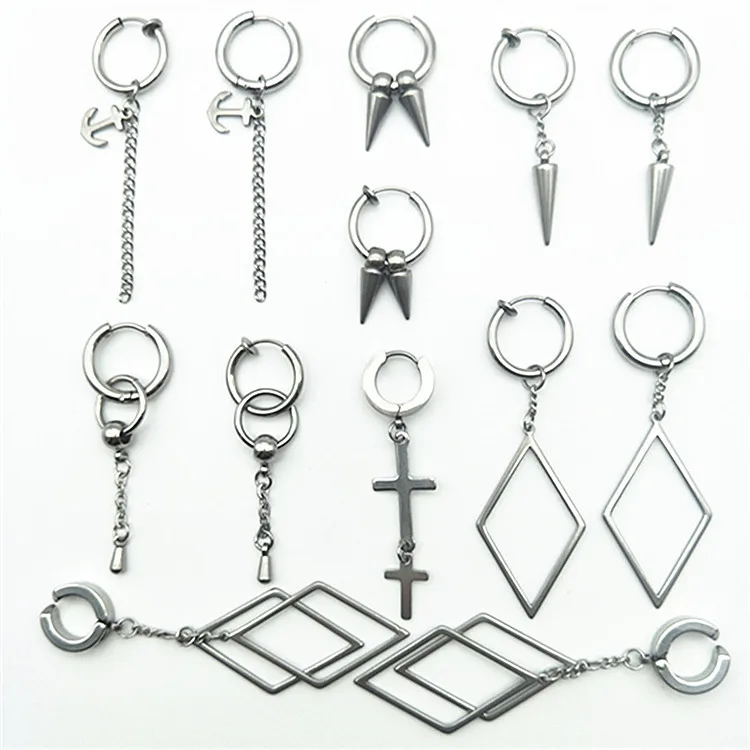 Модные женские квадратные серьги гвоздики 2 шт./компл.|Серьги-гвоздики| |