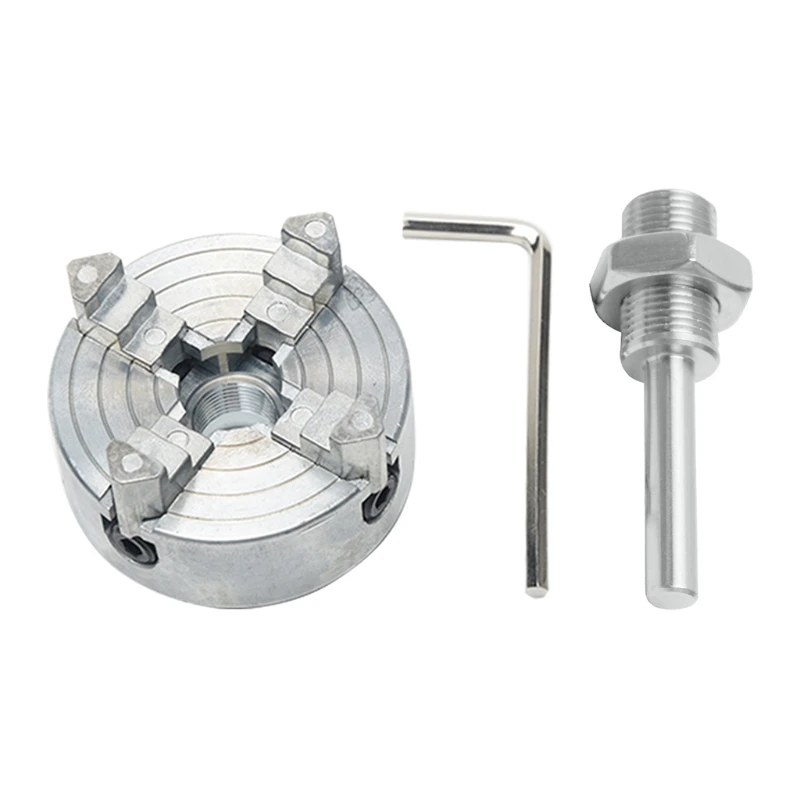 

High Accuracy 3-Jaw Lathe Chuck Self Centering Zinc Alloy Wood Turning Chuck