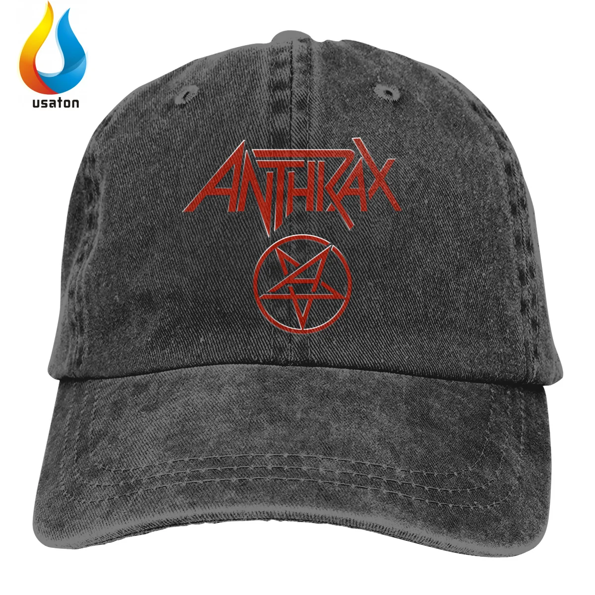 

dad hats for men 3d print Anthrax Adjustable Flat Cap Classical Style Sunscreen Sun Hat Casual Hats