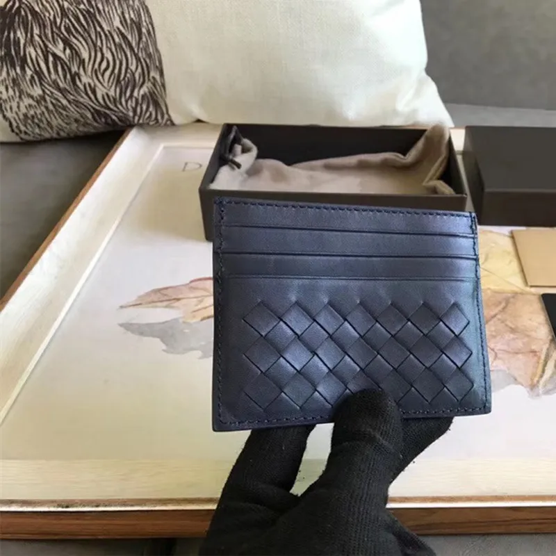 Плетеная маленькая Кредитная сумка с новым узором из натуральной кожи доступна