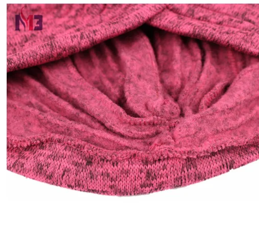 

Winter fashion women's knitted headscarf twist hairband thick wool warm chemical headdress ladies headscarf headgear
